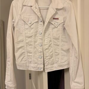 Brand New Hudson Jeans White Denim Jacket